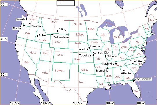 Us Map Of Eclipse 2017 - Map