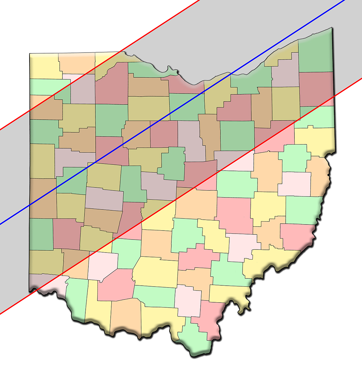 map illinois and ohio        <h3 class=