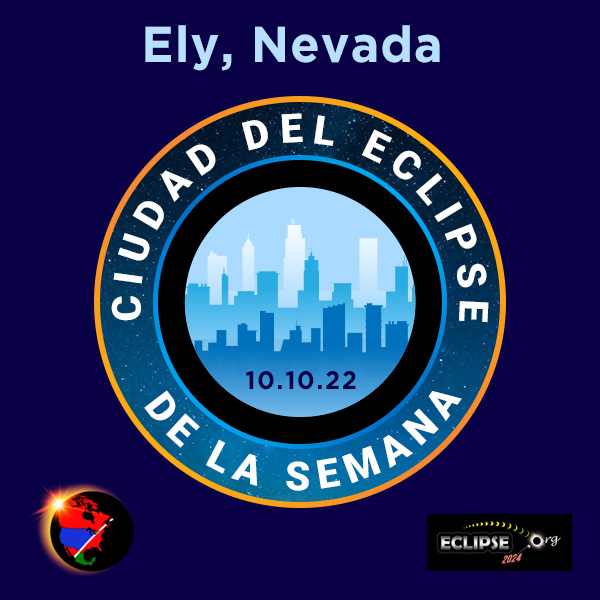 Ely NV ciudad de la semana del eclipse de 2023