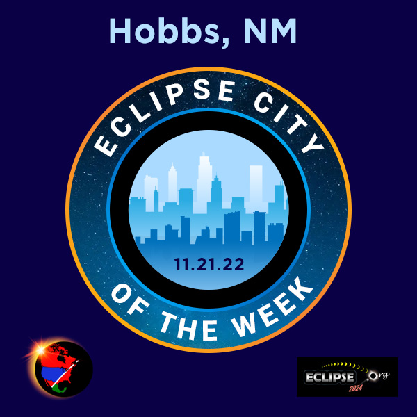 Hobbs NM eclipse city of the week