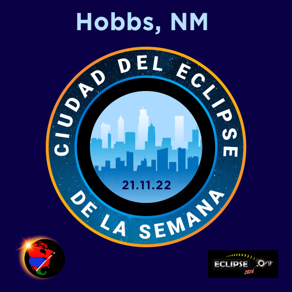 Hobbs NM ciudad de la semana del eclipse de 2023