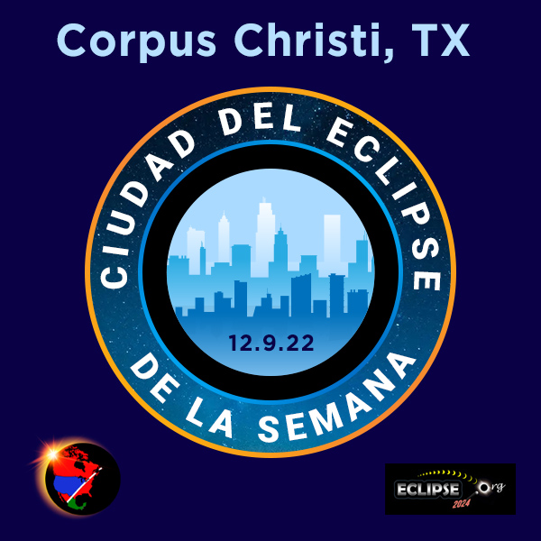 Corpus Christi ciudad de la semana del eclipse de 2023
