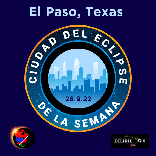 El Paso TX ciudad de la semana del eclipse de 2023