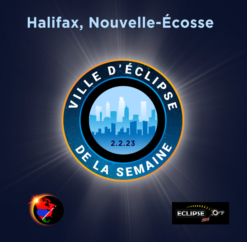Halifax NS ville de la semaine du éclipse de 2024