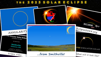Eclipse simulation video for Smithville