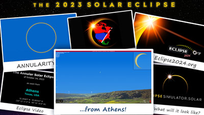 Eclipse simulation video for Athens