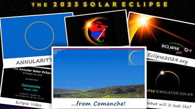 Eclipse simulation video for Comanche