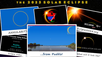 Eclipse simulation video for Pueblo