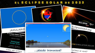Video de simulación del eclipse para Ironwood