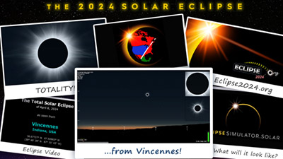Eclipse simulation video for Vincennes