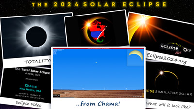 Eclipse simulation video for Chama