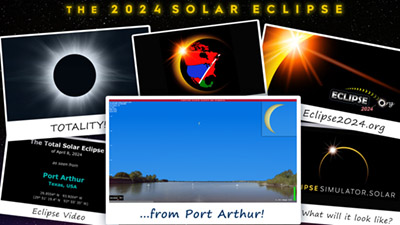 Eclipse simulation video for Port Arthur