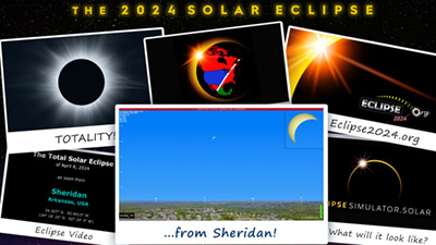 Eclipse simulation video for Sheridan