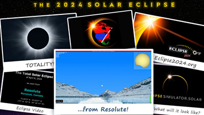 Eclipse simulation video for Resolute