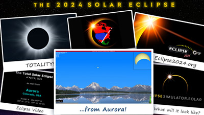 Eclipse simulation video for Aurora