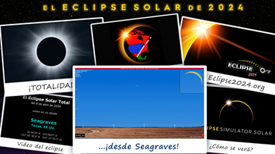 Video de simulación del eclipse para Seagraves